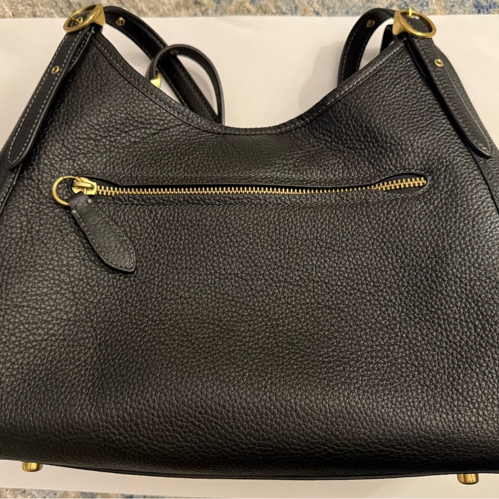 Coach Bella Black Leather Shoulder Bag - Picture 3 of 8